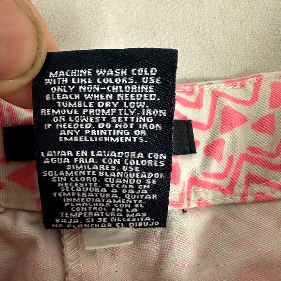 Nautica Girls' Zigzag Print Shorts Size 8 - Picture 4 of 6